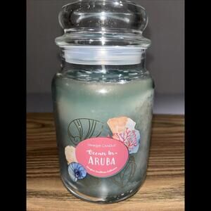 Yankee Candle OCEAN IN ARUBA Large 22 oz Single Wick Jar Candle